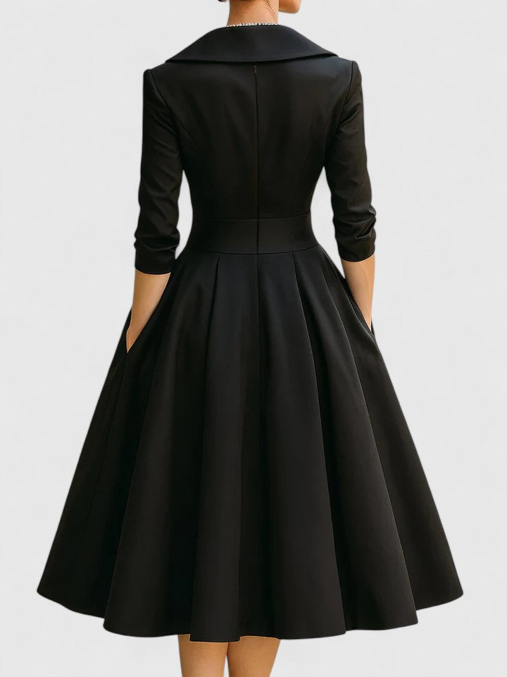 Peyton | Women Elegant Off-Shoulder Midi Dress