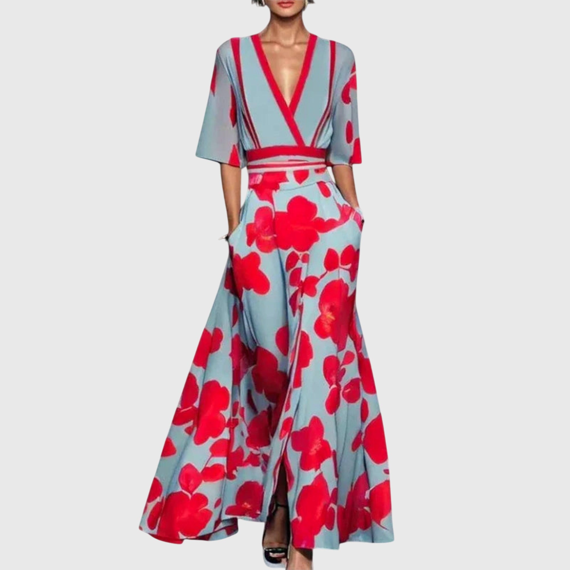 Stella | Women Elegant Floral Maxi Dress