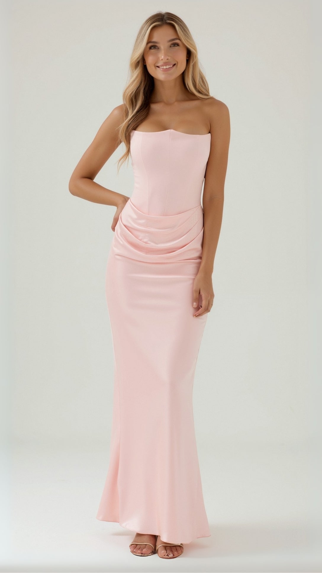 Fiona | Women Wedding Guest Column Maxi Dress