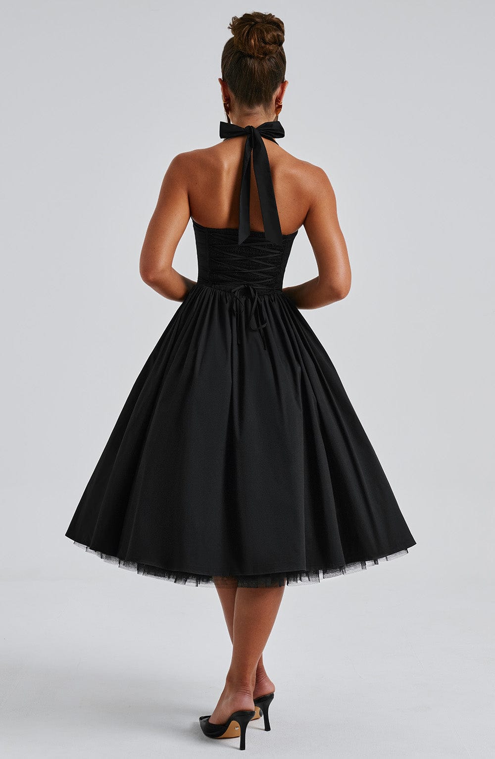 Faith | Women Wedding Guest Halter Midi Dress