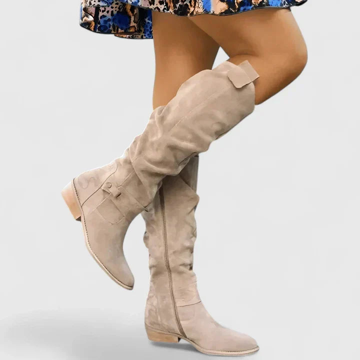 Kaitlyn | Women Casual Orthopedic Knee-High Boots