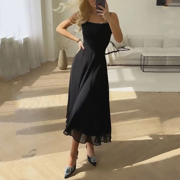 Hailey | Women Wedding Guest Square Midi Dress