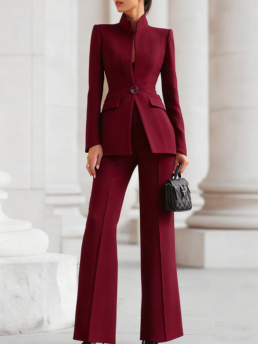 Lily | Women Elegant Blazer & Trouser Suit Set