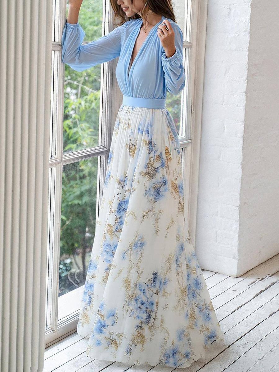Lily | Women Summer Maxi Dress with Dazzling Floral Print