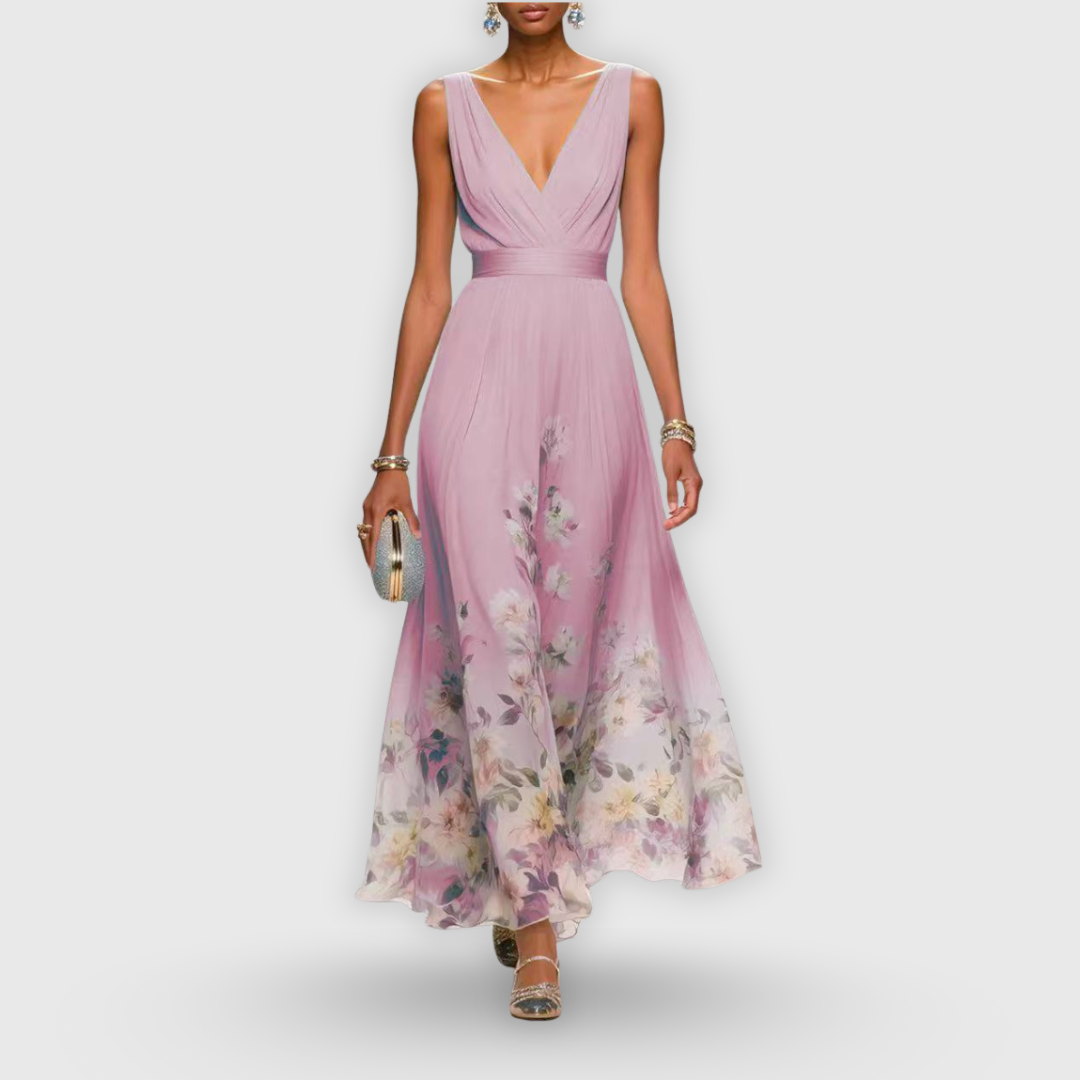 Kimberly | Women Elegant Floral Maxi Dress