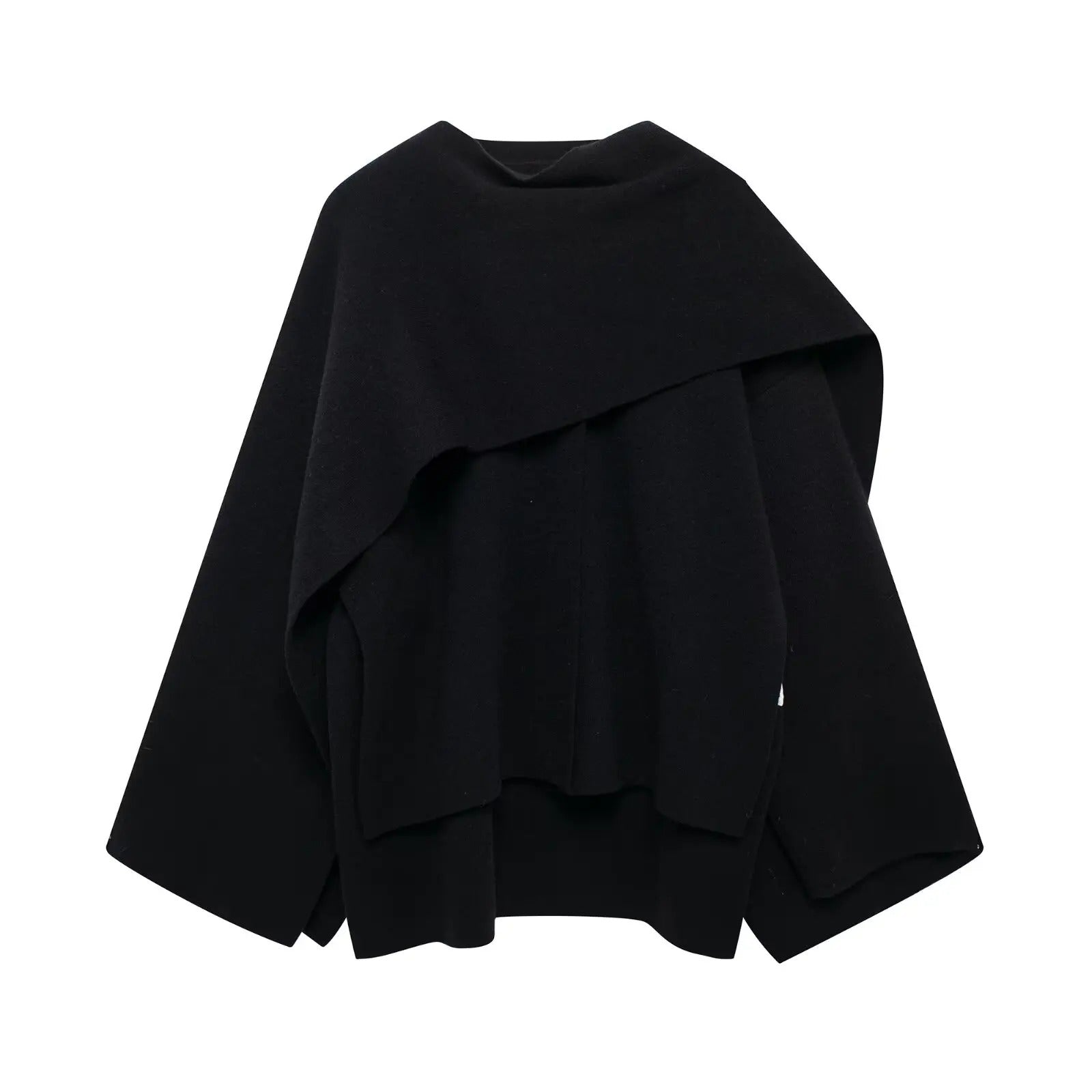 Eliza | Women Elegant Draped Cape Coat