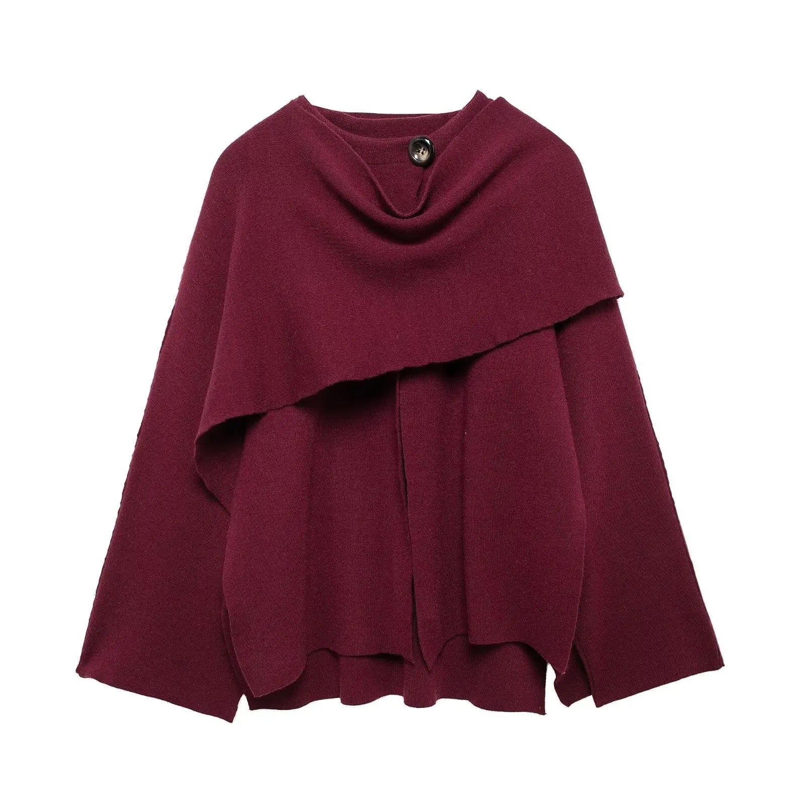 Eliza | Women Elegant Draped Cape Coat