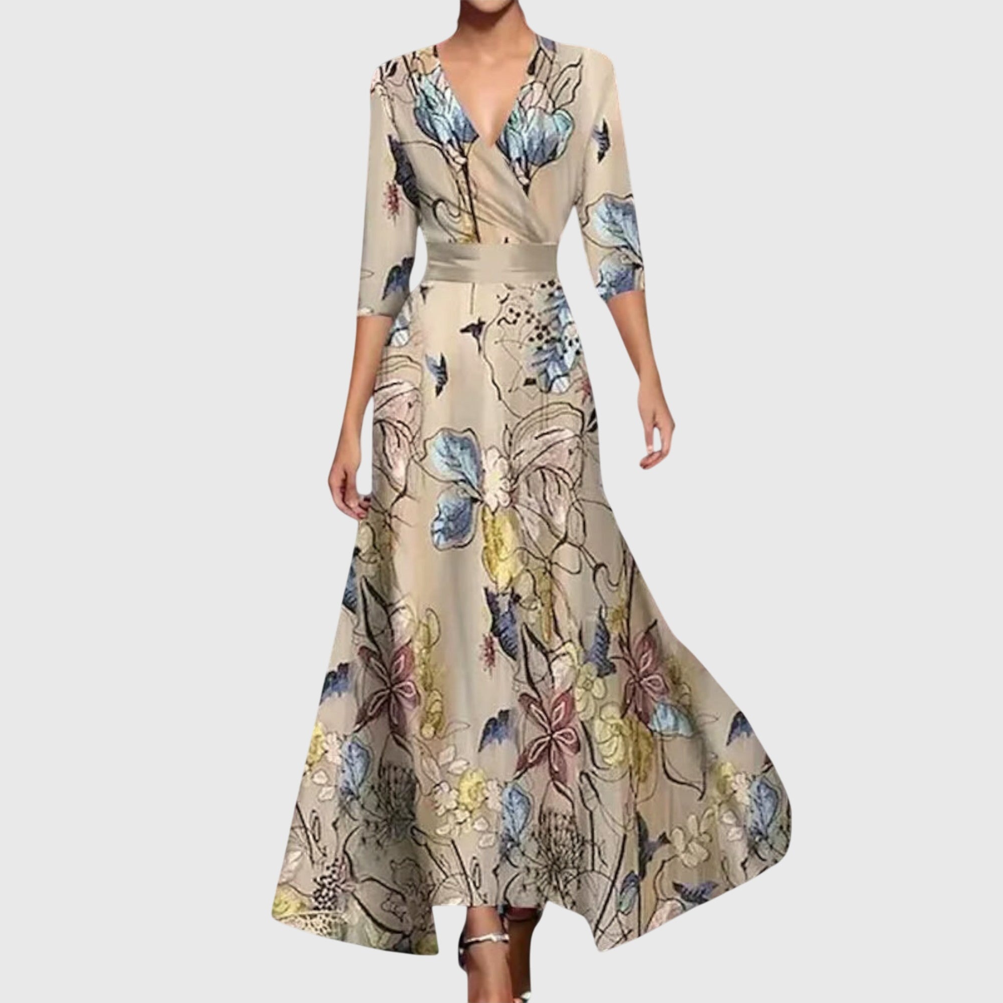 Stella | Women Elegant Floral Maxi Dress