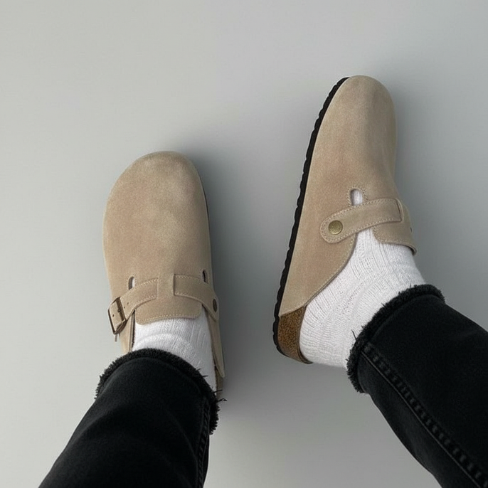 Adjustable Buckle Clogs for Women