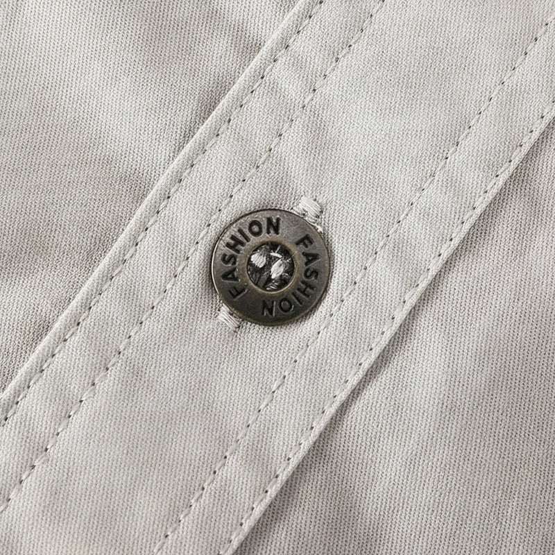 Button-Down Long Sleeve Shirt for Men