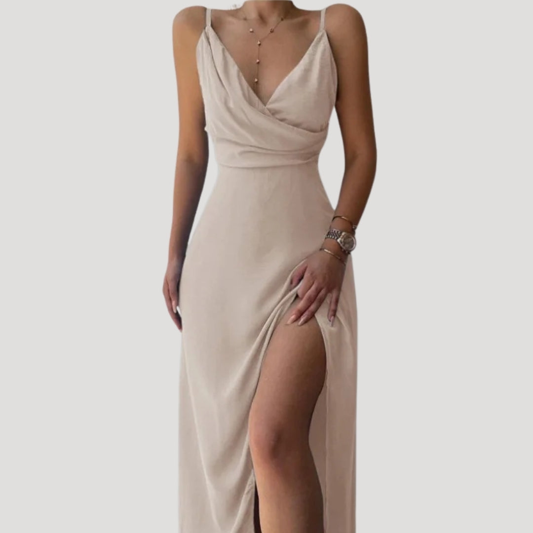 Hazel | Women Wedding Guest Slit Maxi Dress