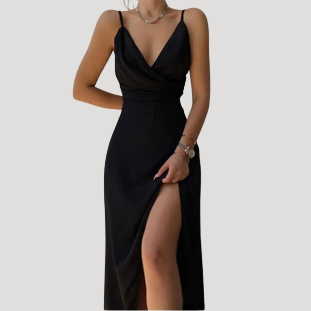Hazel | Women Wedding Guest Slit Maxi Dress