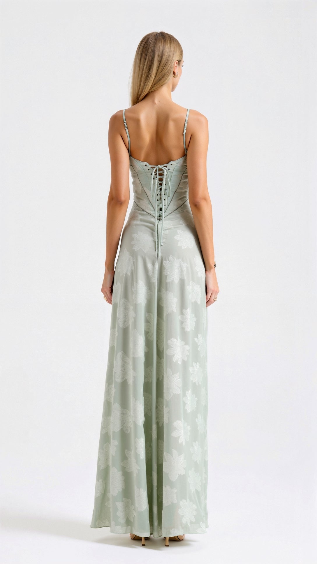 Chloe | Women Wedding Guest Bustier Maxi Dress