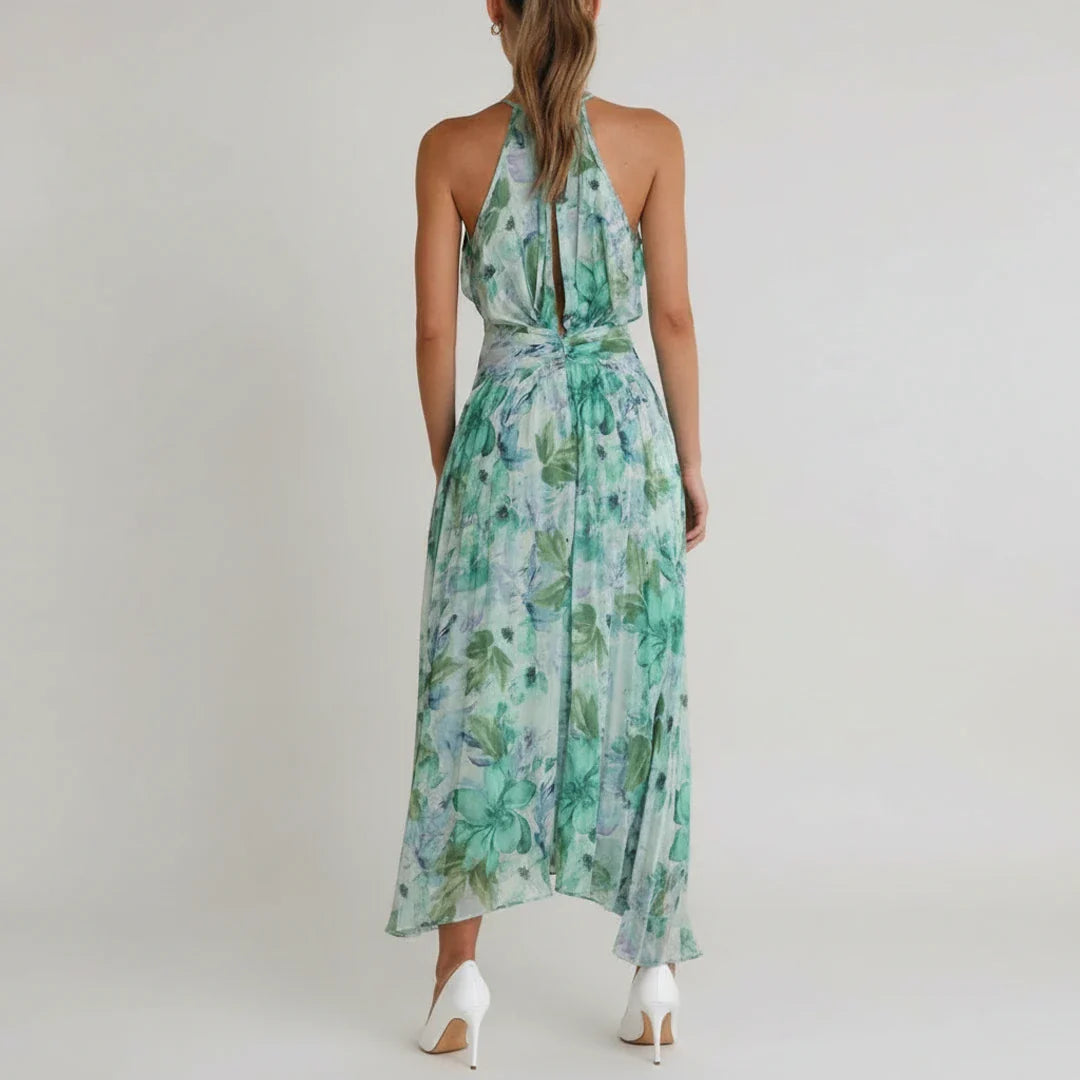 Floral A-Line Maxi Dress for Women