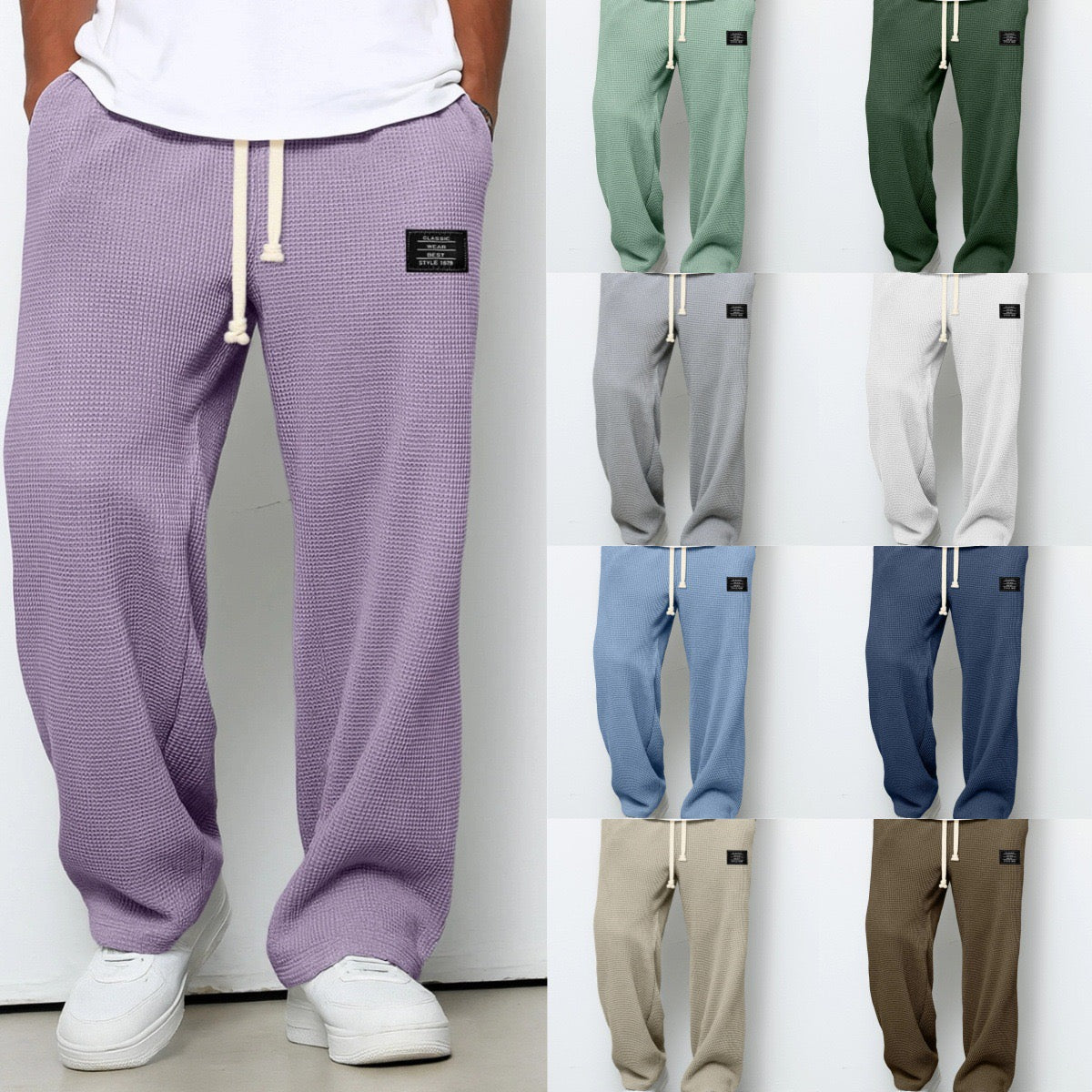 Jeff | Men Relaxed Fit Drawstring Pants