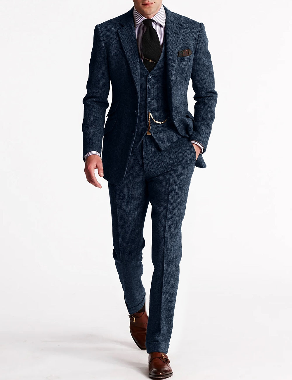 Will | Men’s Winter Three Piece Tailored Suit Set