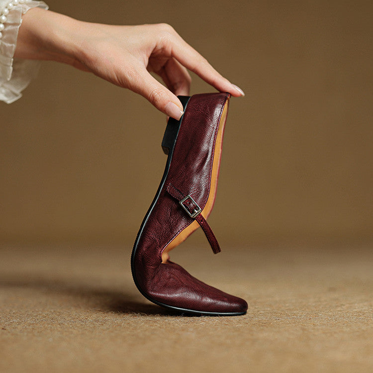 Grace | Women Genuine Leather Slip-On Mules