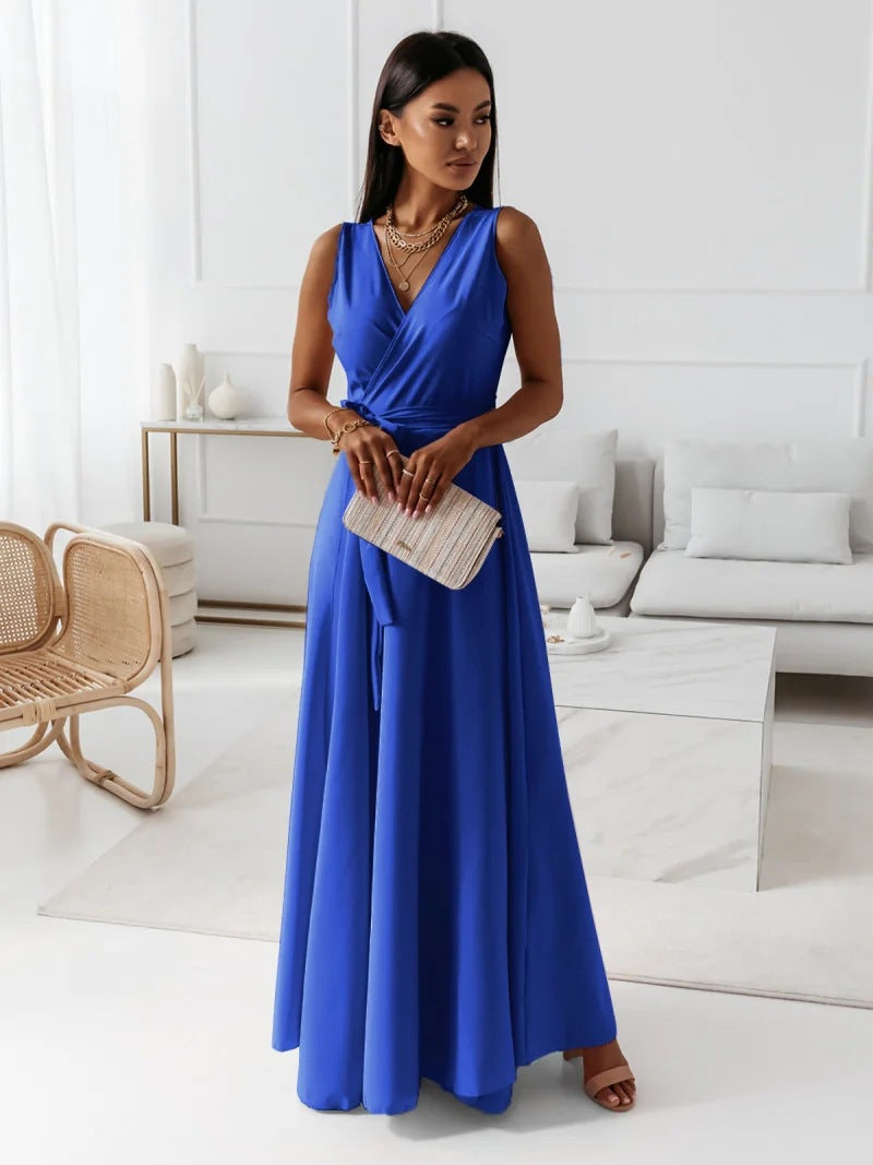 Donna | Women Wedding Guest Wrap Maxi Dress