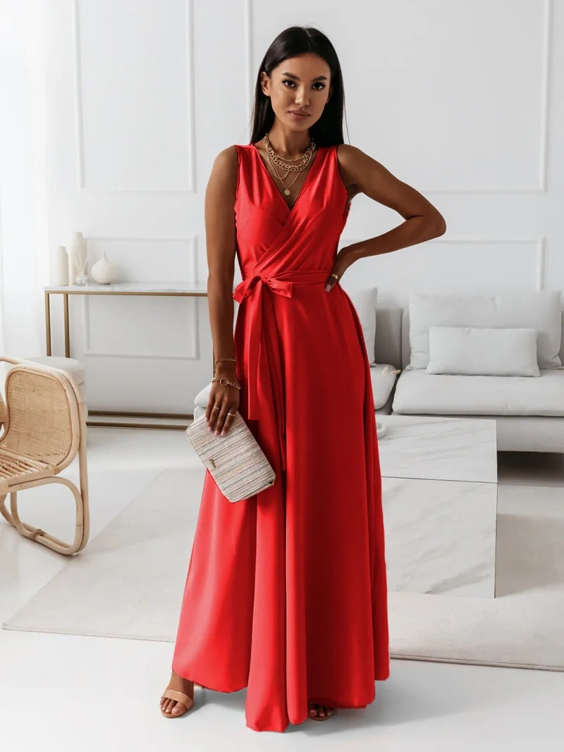 Donna | Women Wedding Guest Wrap Maxi Dress