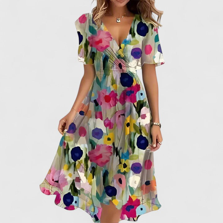 Madison | Women Elegant Floral Mini Dress