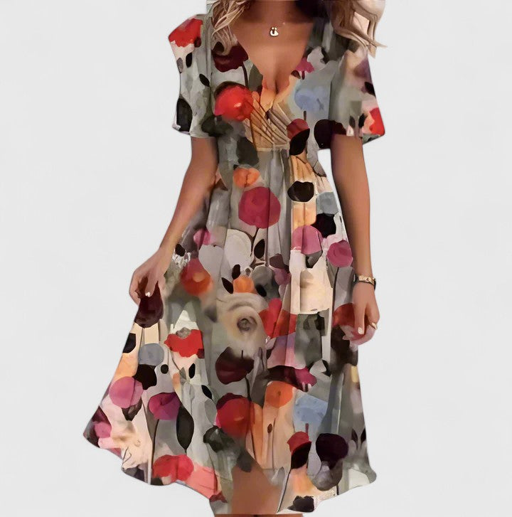 Madison | Women Elegant Floral Mini Dress