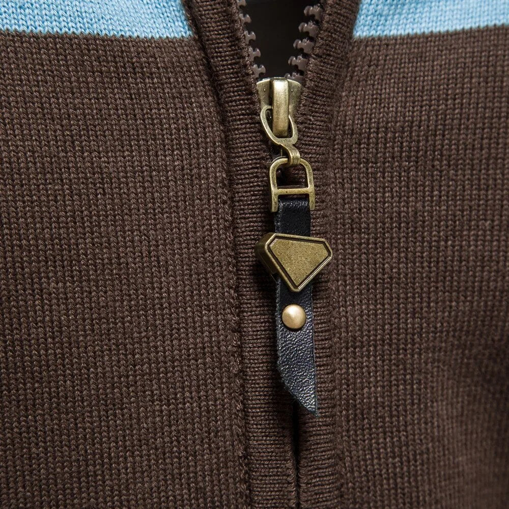 Sam | Men Classic Warm Zip Pullover Sweater