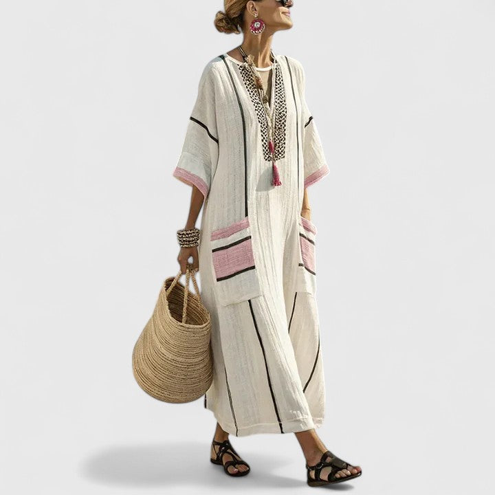 Rose | Women Elegant Bohemian Maxi Dress