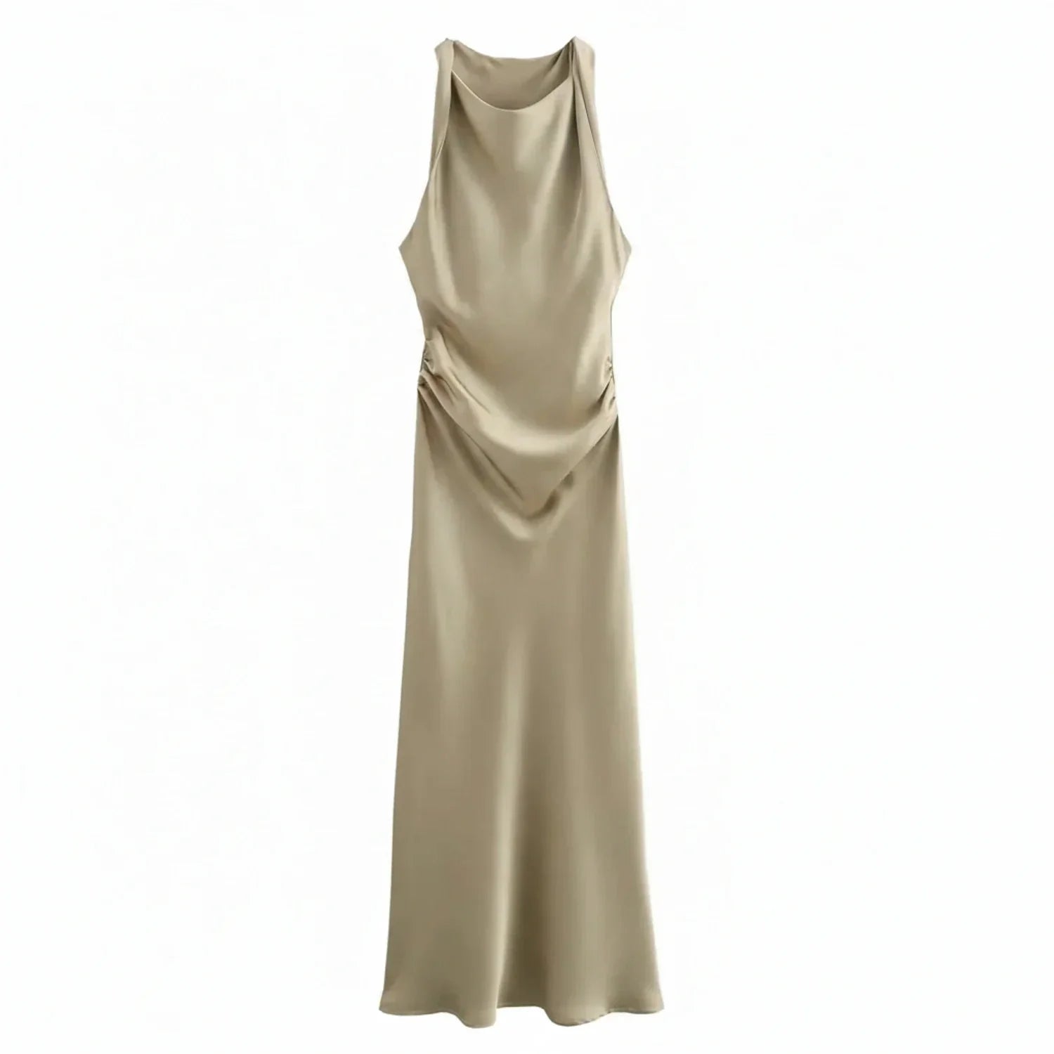 Sleeveless Bodycon Midi Dress for Women
