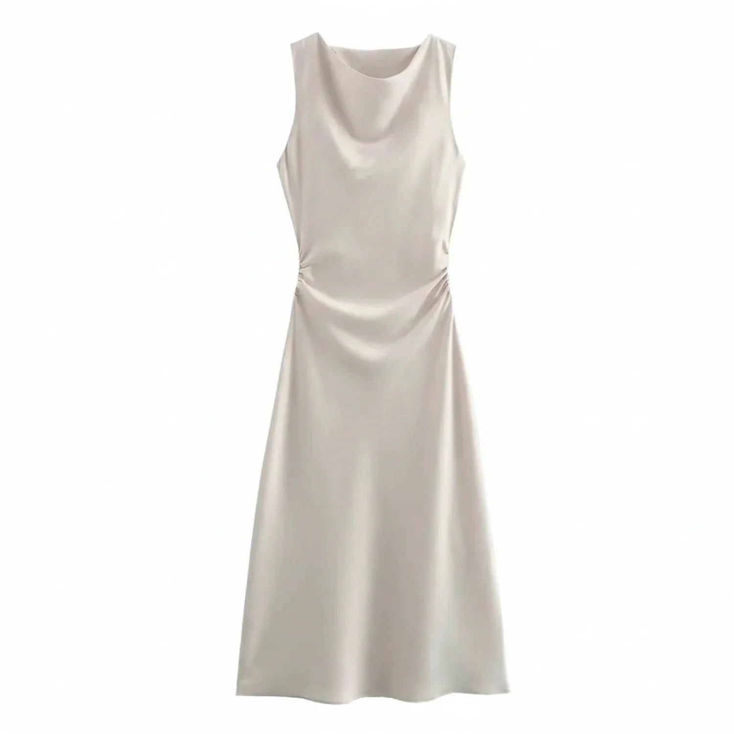 Sleeveless Bodycon Midi Dress for Women