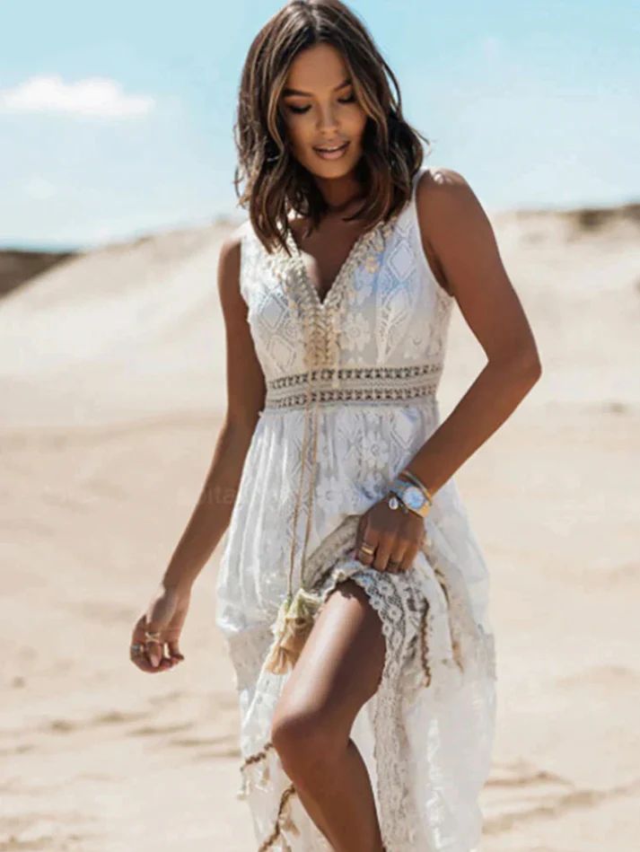 Rose | Women Bohemian Style Maxi Dress