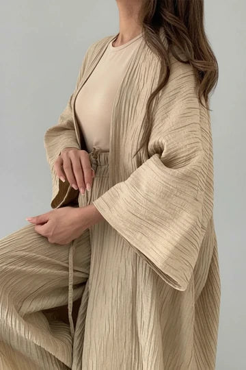 Wide Leg Two-Piece Pant Set for Women