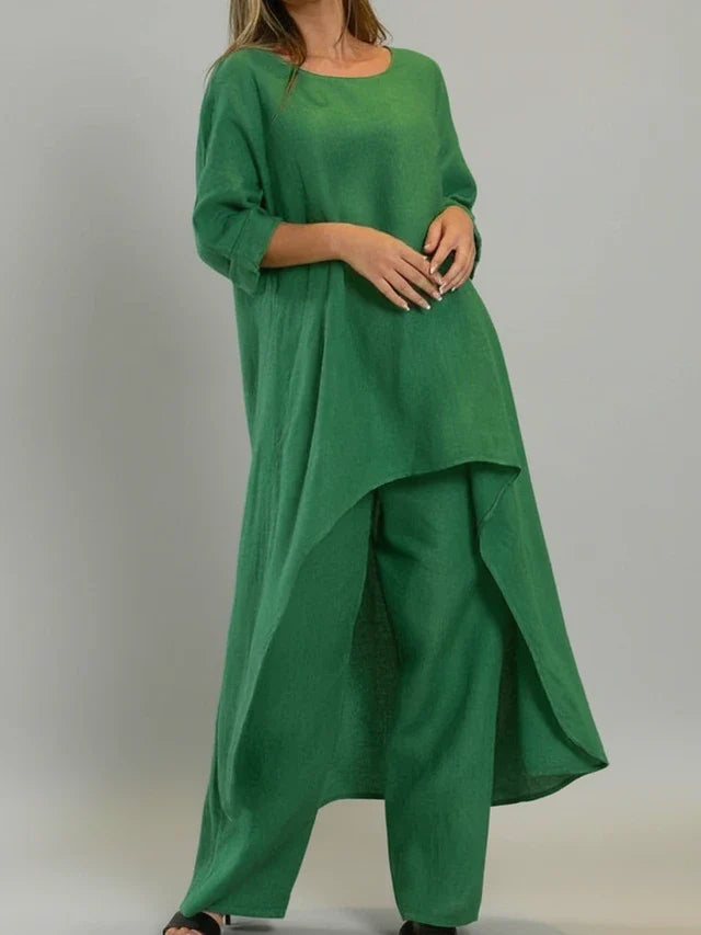 Wide Leg Two-Piece Set for Women