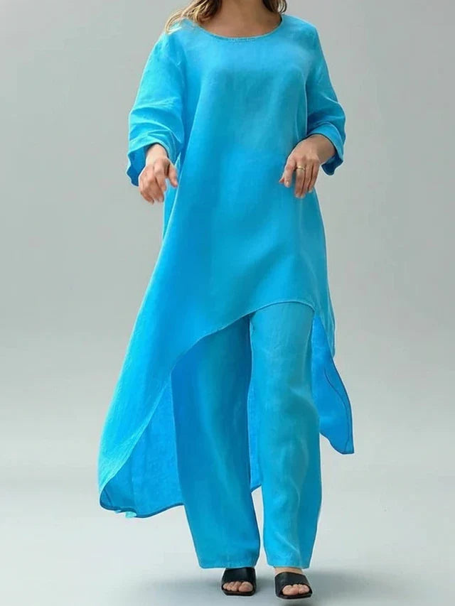 Wide Leg Two-Piece Set for Women