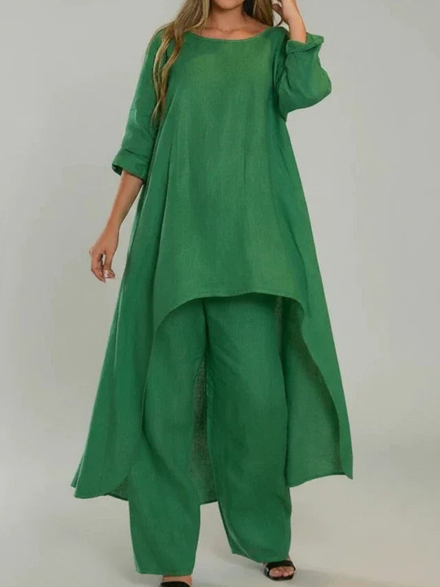 Wide Leg Two-Piece Set for Women