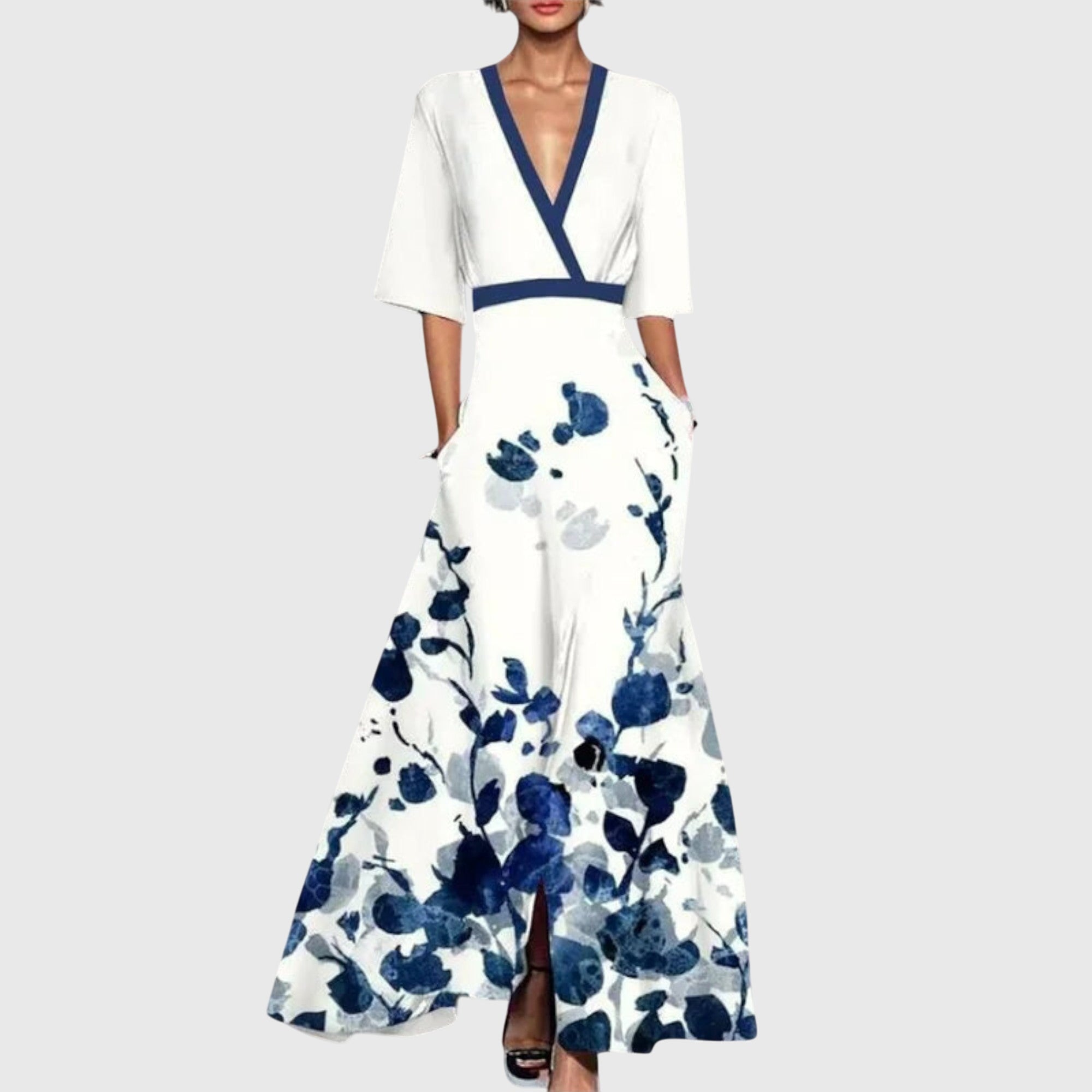 Stella | Women Elegant Floral Maxi Dress
