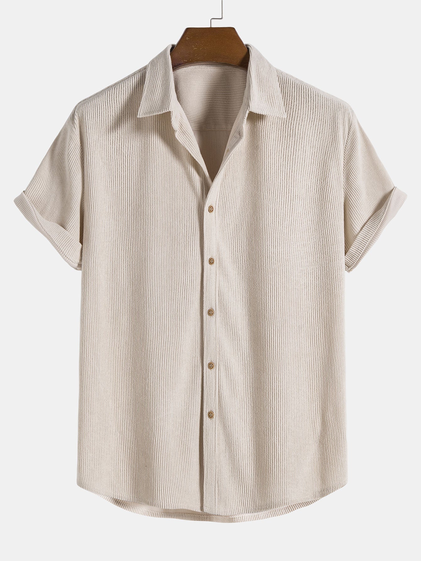 Aiden | Men's Button-Down Short Sleeve Shirt and Drawstring Shorts Set