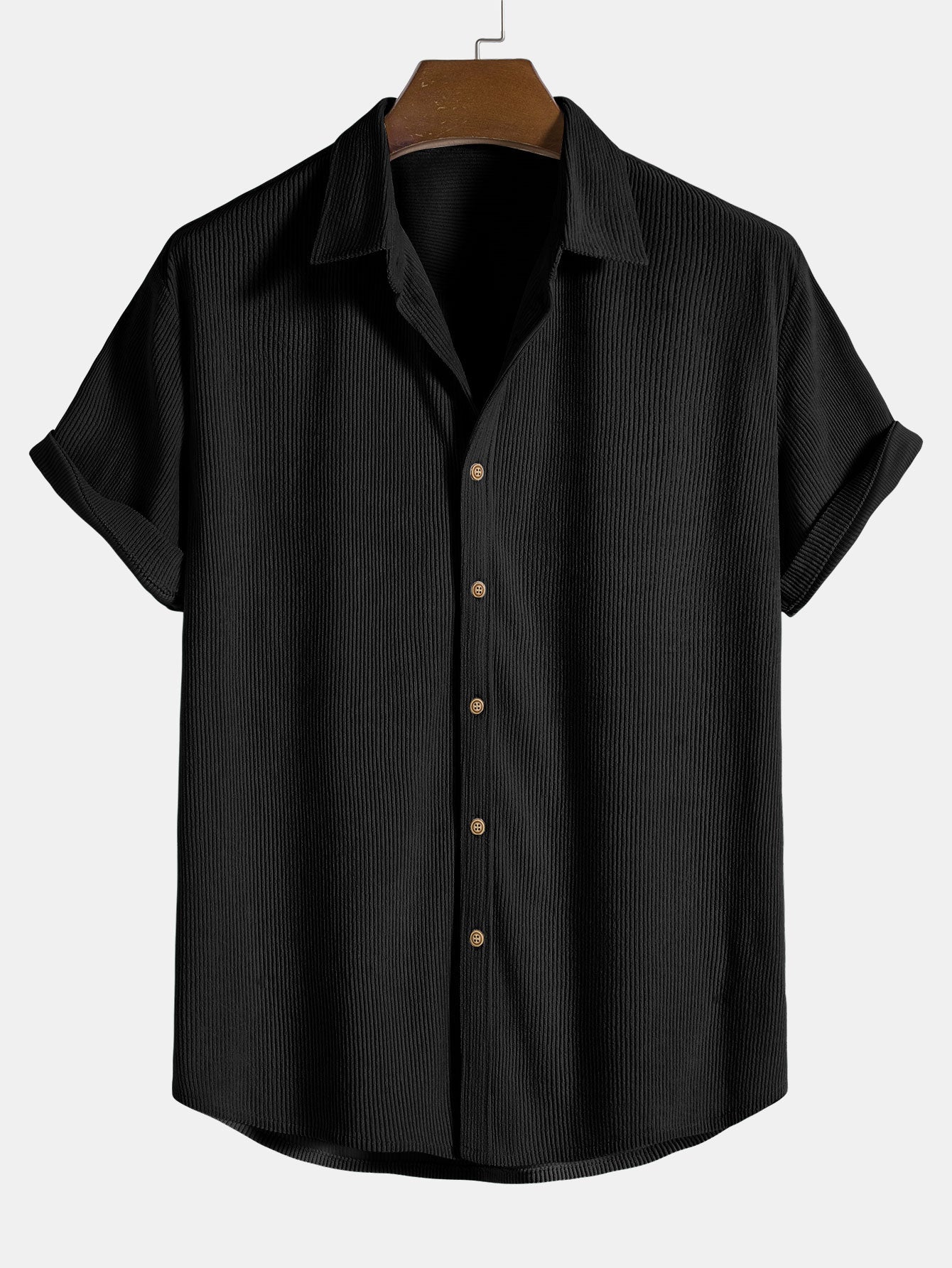 Aiden | Men's Button-Down Short Sleeve Shirt and Drawstring Shorts Set