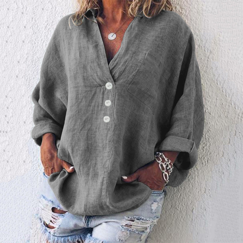 Alyssa | Women's Button-Down Long Sleeve Blouse