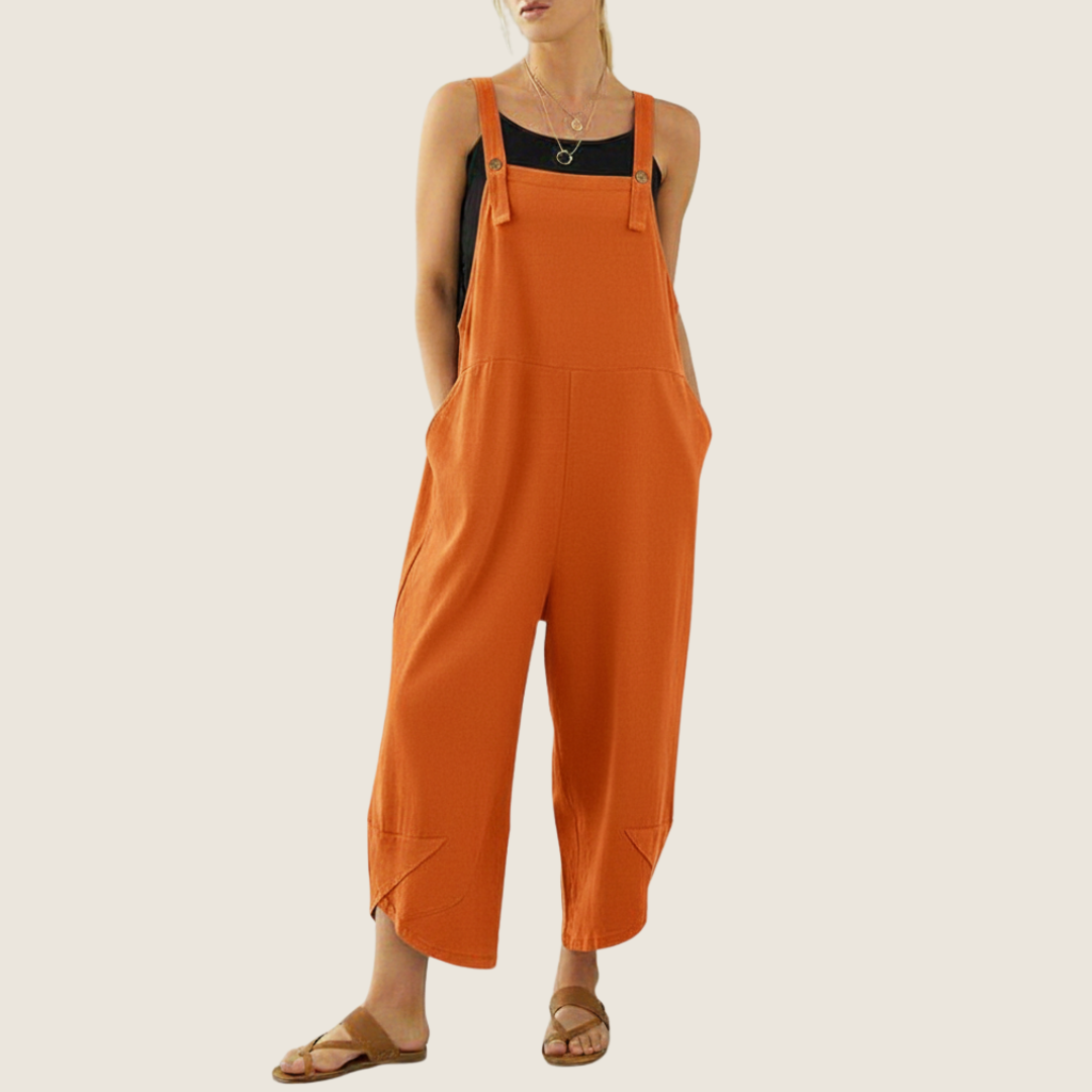 Angie | Women's Wide Leg Casual Overalls