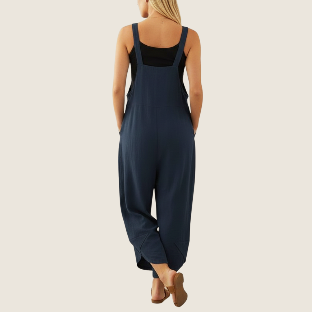 Angie | Women's Wide Leg Casual Overalls