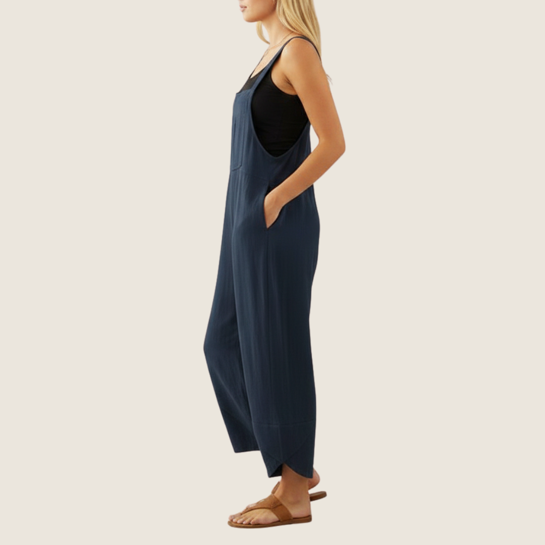 Angie | Women's Wide Leg Casual Overalls