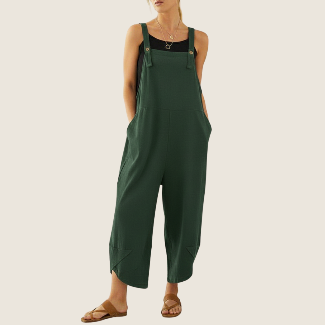 Angie | Women's Wide Leg Casual Overalls