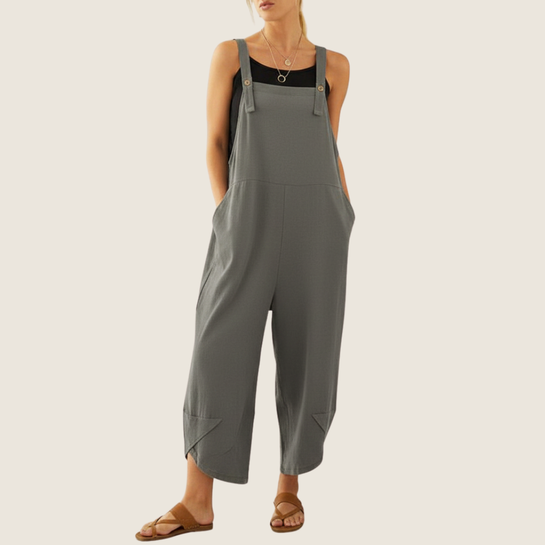 Angie | Women's Wide Leg Casual Overalls