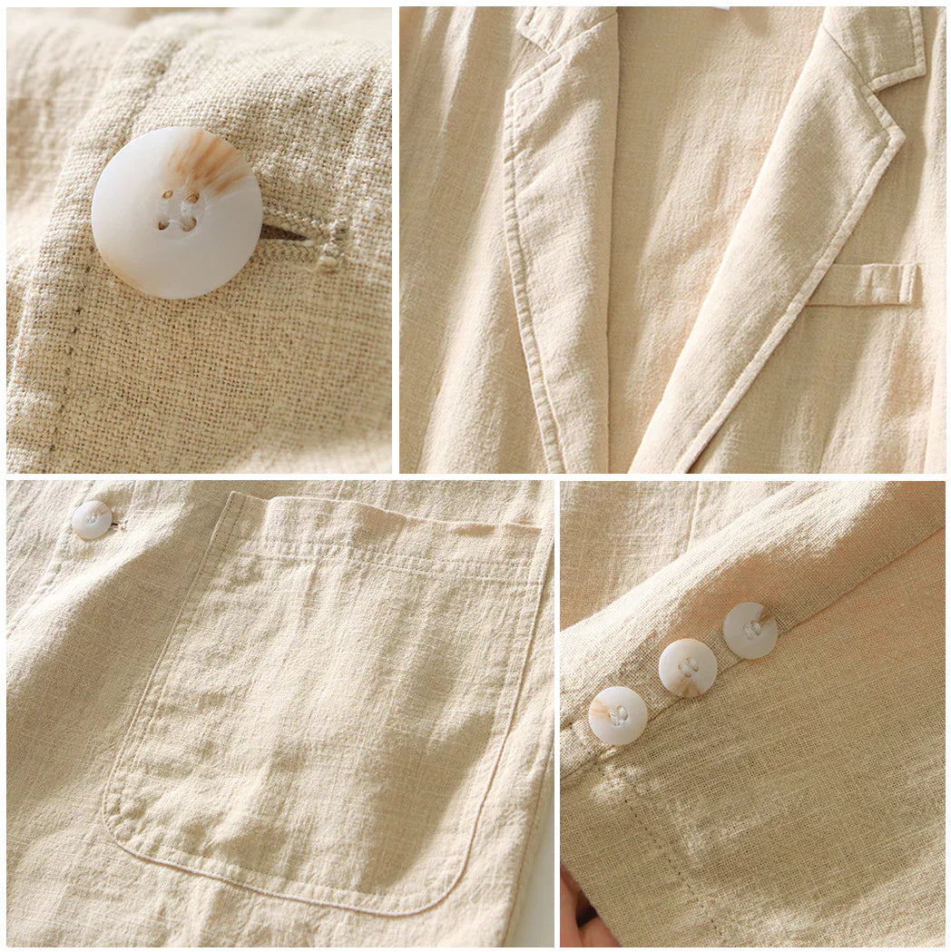 Asher | Men's Notch Lapel Single-Breasted Casual Blazer