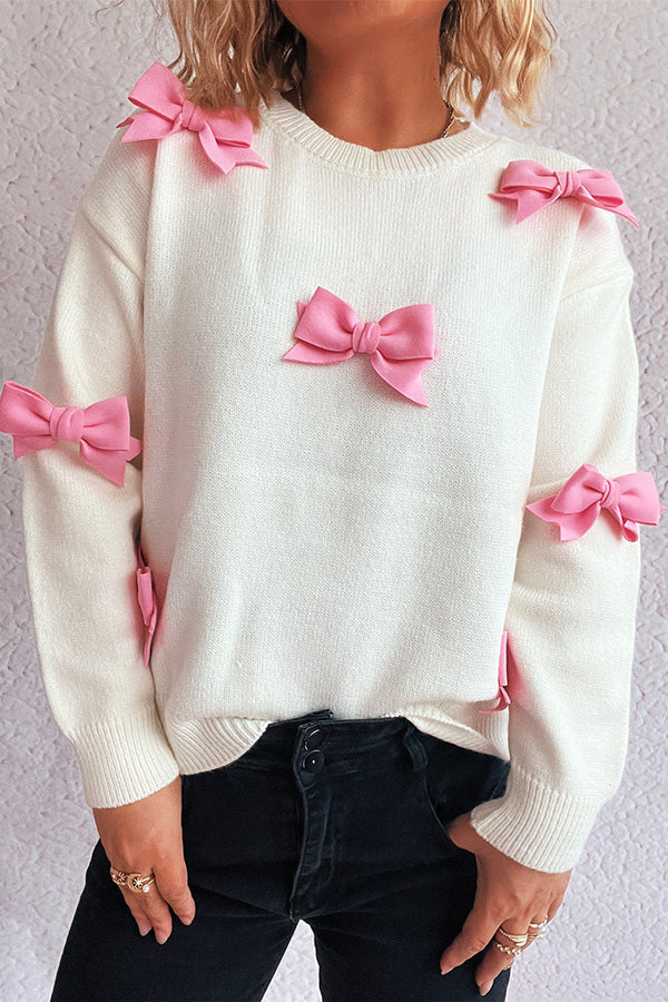 Beverly | Women's Crewneck Bow Sweater