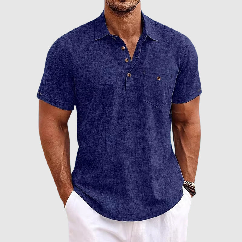 Brady | Men's Button-Down Polo Shirt