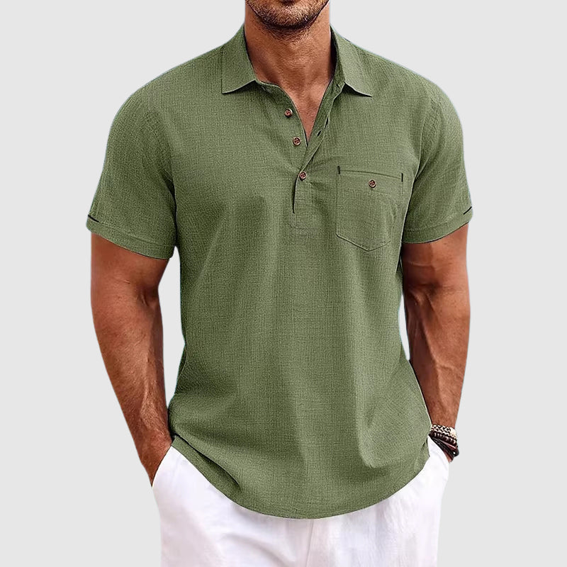 Brady | Men's Button-Down Polo Shirt
