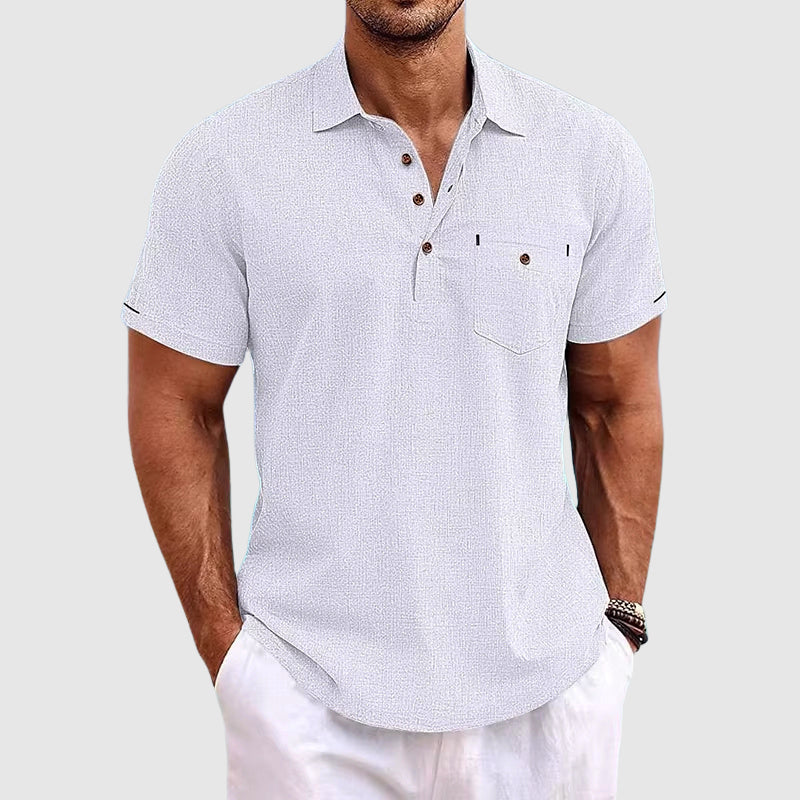 Brady | Men's Button-Down Polo Shirt