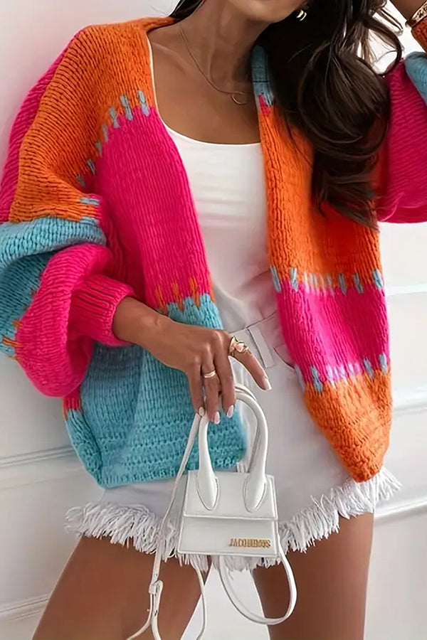 Cara | Women's Balloon Sleeve Knit Cardigan