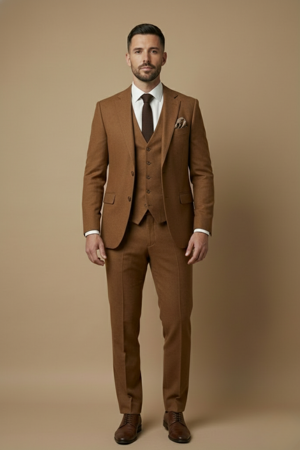 Carlton | Men's Three-Piece Slim Fit Suit